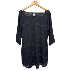O'Neill Women's Black Mesh Swim Coverup Size Medium/Large